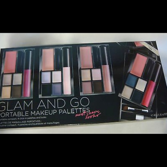 Victoria's Secret glam & go portable travel set  20 eyeshadow 4 gloss makeup - Picture 2 of 12